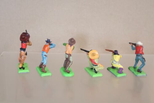 BRITAINS DEETAIL JOB LOT de cowboys américains du wild west et indiens mexicains 29om - Photo 8 sur 20