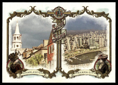 2024 Topps Allen & Ginter Charleston & Panama City #SS-17 Sister Sister Cities