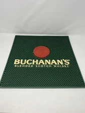 Buchanan's Blended Scotch Whisky Rubber Bar Spill Mat Scotland 16.5” NEW VHTF!