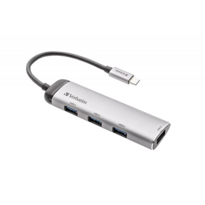 Verbatim USB-C Multiport Hub 4-Port USB 3.2 Gen 1-Anschluss