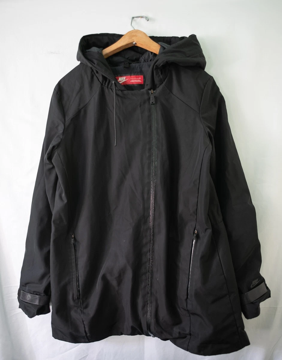 NIKE Utility Uptown Parka Shell Jacket 683932-010 NikeLab Women's Small EUC
