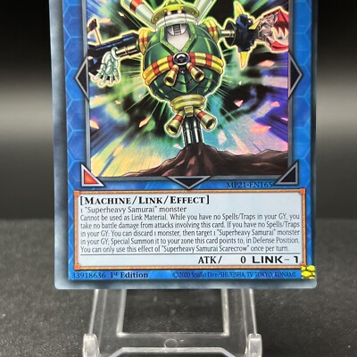 Superheavy Samurai Scarecrow MP21-EN165 MISCUT 1st Super Rare