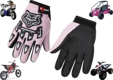 PINK CHILDREN YOUTH KIDS ATV MOTOCROSS MOTORCYCLE DIRT BIKE RIDING GIRLS GLOVES