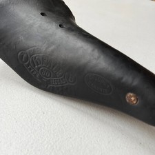 Sella sella bici vintage ideale 80 Francia tipo TB record strada corsa pelle