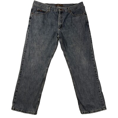 Lee Jeans Men's Denim 5-Pocket Straight Leg Regular Fit Cotton Blue 42/30