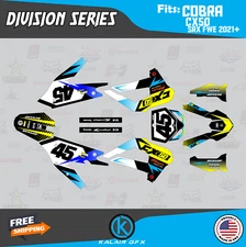 Graphics Kit for COBRA CX50 SRX FWE 2021 DIVISION-yellow