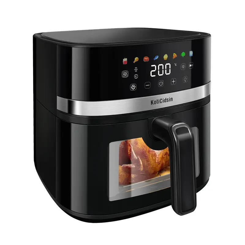 Friteuse à air 8.5L XXL avec fenêtre et écran tactile LED