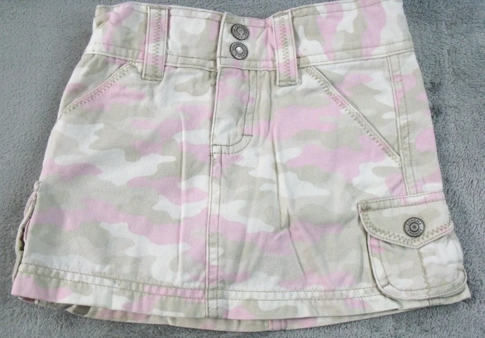 Pantalón Corto Camuflaje Sonoma Niñas Rosa Verde Talla 4 Foto 3 de 4