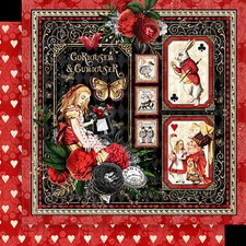 Graphic45 CURIOUSER & CURIOUSER (1 PC) 12x12 ...