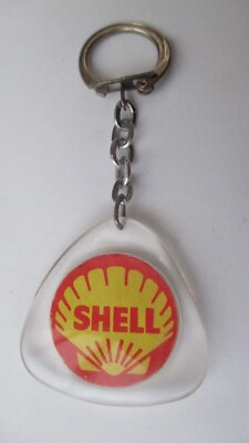 Vintage keychain, 60s, tacot gas station SHELL