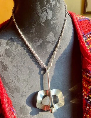 collier moderniste - vintage 70 'S - Dlg de Pierre Cardin jewelry - N°3 - Photo 1/4