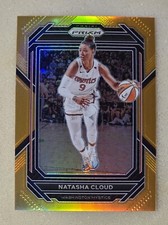 2023 Panini WNBA Prizm NATASHA CLOUD #106 Orange Prizm SP #/99 Mystics 