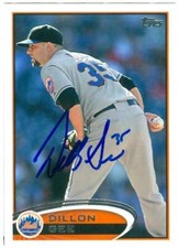 Dillon Gee autographed baseball card (New York Mets) 2012 Topps #NYM14