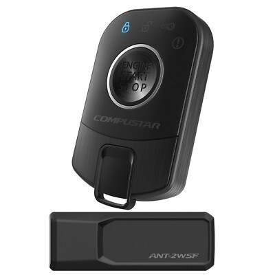 Compustar 2WR5R-SF Pro R5 2-Way LED Replacement Remote + 2 Way Proximity Antenna