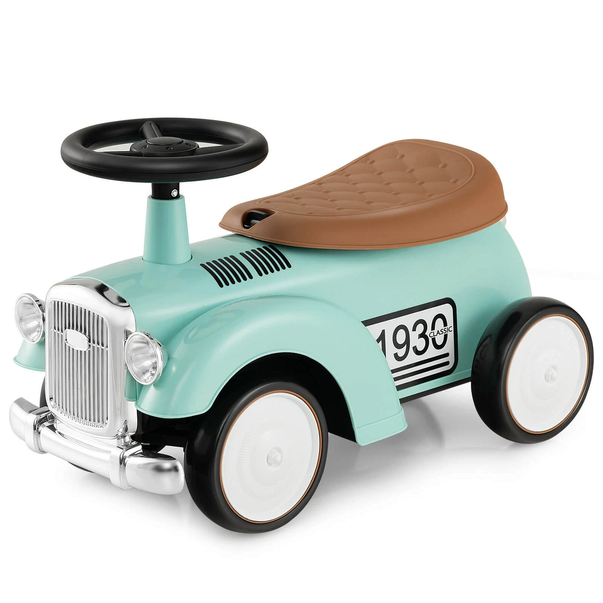 Retro Kids Ride on Toy Kids Sit to Stand Vehicle with Working