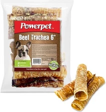 Beef Trachea 6in-Natural Dog Chew-100% Natural & Highly Digestible BRC CERTIFIED
