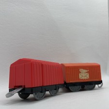 Thomas  Friends 2013 Trackmaster Orange Mail Tender and Red Tender Mattel