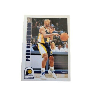 1993 NBA Hoops #398 Jerome Pooh Richardson Indiana Pacers Basketball Card (E2