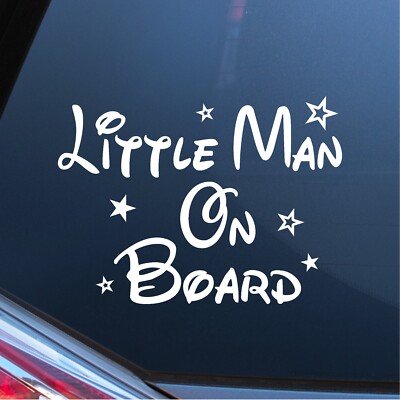 Man Window Stickers