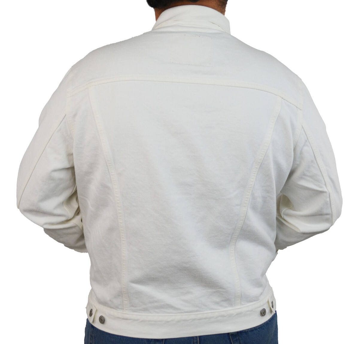 Levis Jacket Men's Denim Trucker Jacket Color White 723340292 | eBay