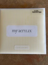 NEW CLOSE TO MY HEART MY ACRYLIX ACRYLIC STAMP SET - SPECKLED EGGS C1230 