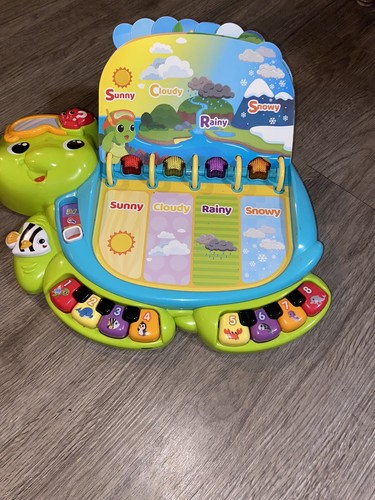 Vtech Touch and Teach Turtle ~ FUNCIONA MUY BIEN ~ Baterías incluidas ~ Juguetes usados para niños - Imagen 10 de 12