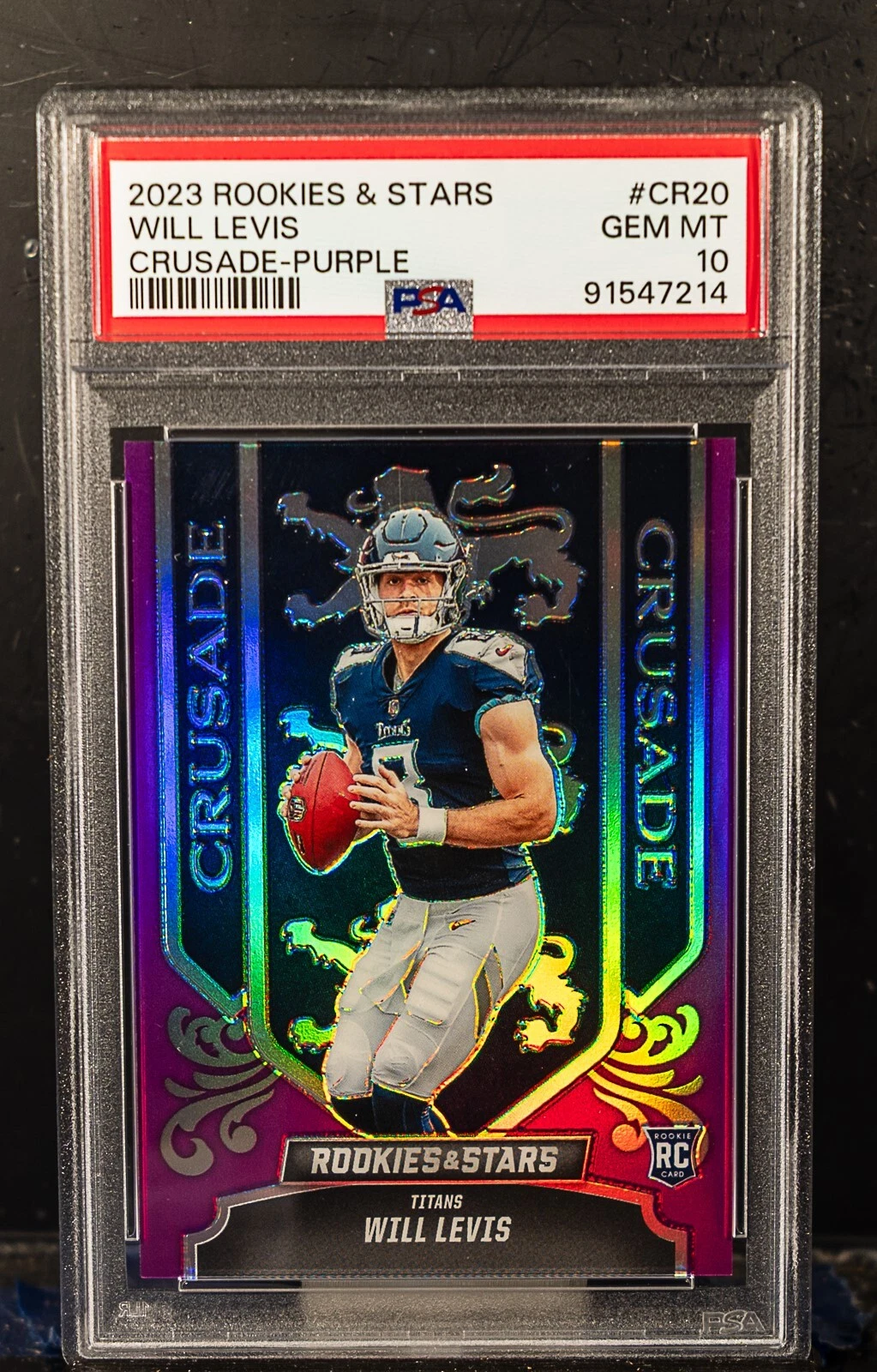 Will Levis Panini Rookies & Stars Crusade #CR20 Purple