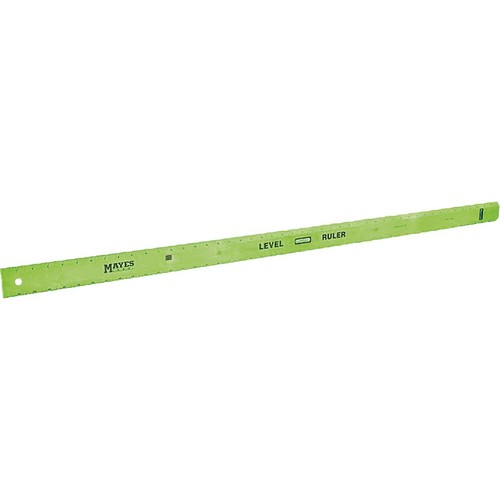 Mayes 48 In. Polystyrene Straight Edge Ruler with Level 10744 Mayes ...