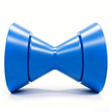 JFATXTT 4" Boat Trailer Roller Bow Stop with 1/2" Shaft 4 Inch, BLUE