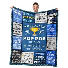 Poppop Gifts - from Grandkids Grandchildren Granddaughter - 50 60 Pop Pop Gifts