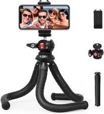 Fotopro RM-80 Flexible Tripod with Ball Head - Bendable Phone Stand for Trave...