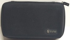 Microsoft Zune Black Hard Shell Travel Bag Padded Carrying Case Gear Bag