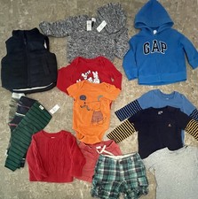 GAP Boys Clothes Lot of 15- 12-18M  18-24M Vest Bodysuit Shorts Sweater Legging