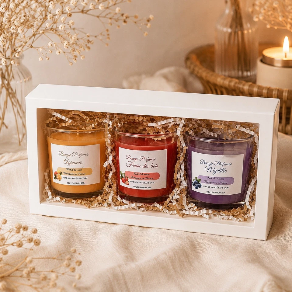 Bougie Artisanal - Coffret découverte - Photo 1/1
