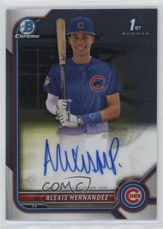 2022 Bowman Chrome Prospect Auto Alexis Hernandez #CPA-AH Auto 0co5