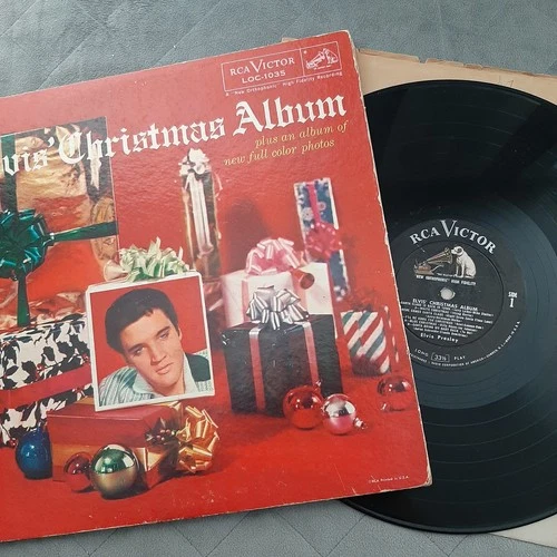 Elvis Presley CHRISTMAS ALBUM LOC-1035 (USA 1957 ORIGINAL) COMPLETE VG