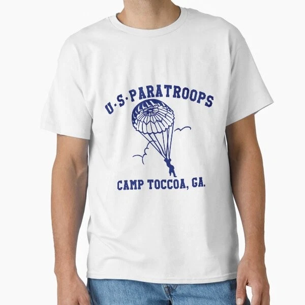 US Paratrooper Camp Toccoa WWII T-Shirt T-Shirt S-5XL