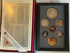 1990 Canada Double Dollar Proof Set Royal Canadian Mint Monete da conio
