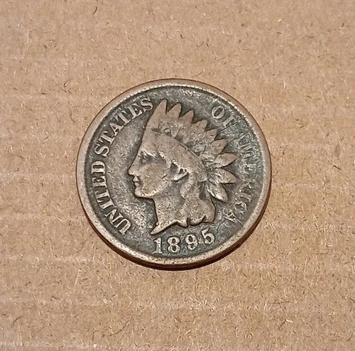 USA 1 Cent~ Indian Head Cent 1895~* VG~ Coin