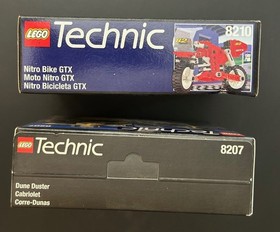 LEGO Technic 8207 Dune Duster Cabriolet & 8210 Nitro Bike GTX NRFB