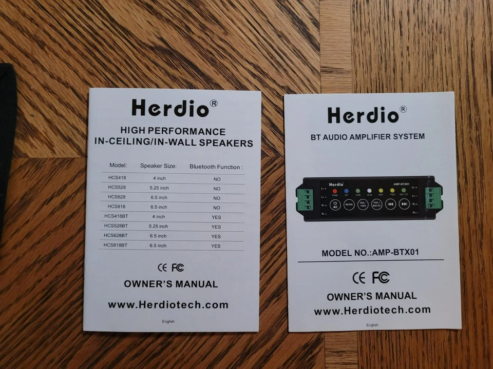 Herdio 6.5" 2-Way Full Range Stereo High-Performance In-Wall/In-Ceiling Speakers - image 2 of 4