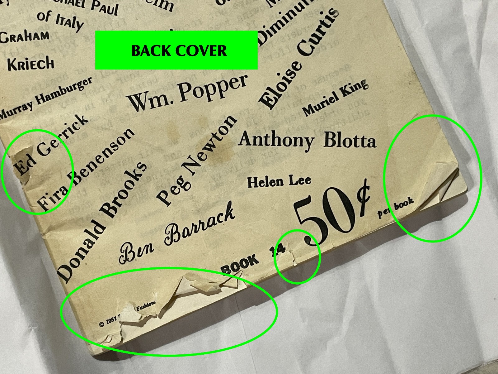 1957 Spadea Sewing Pattern Book, Designer Dresses Cardin, Chapman, Scaasi, Vera