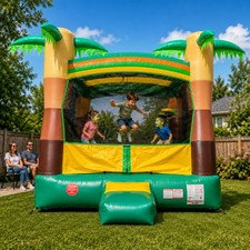 Crossover Inflatable Jumping Castle Bounce House Commercial Tro ical Kids Jumper