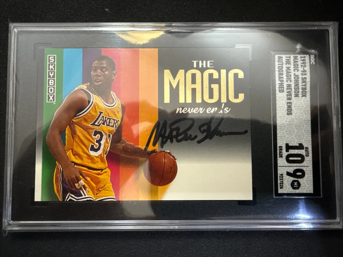 Magic Johnson 10 Graded Basketball Sports Trading Cards