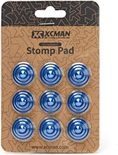 XCMAN 4 Layer-Cone Studs Dia 7.87 Inch Aluminum Snowboard Stomp Pad Mat Blue 