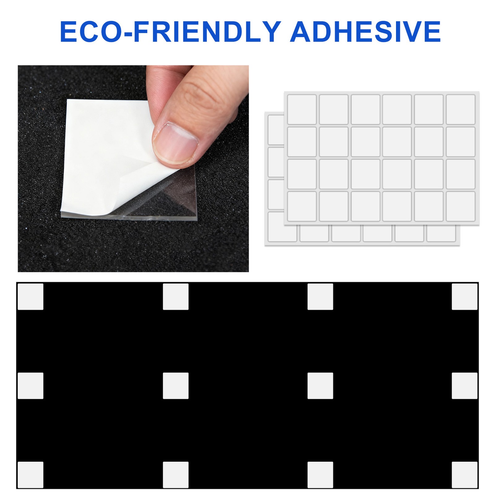 Acoustic Panels 4 Pack 48×24" Soundproof Foam Panels w/ Self-Adhesive for Home