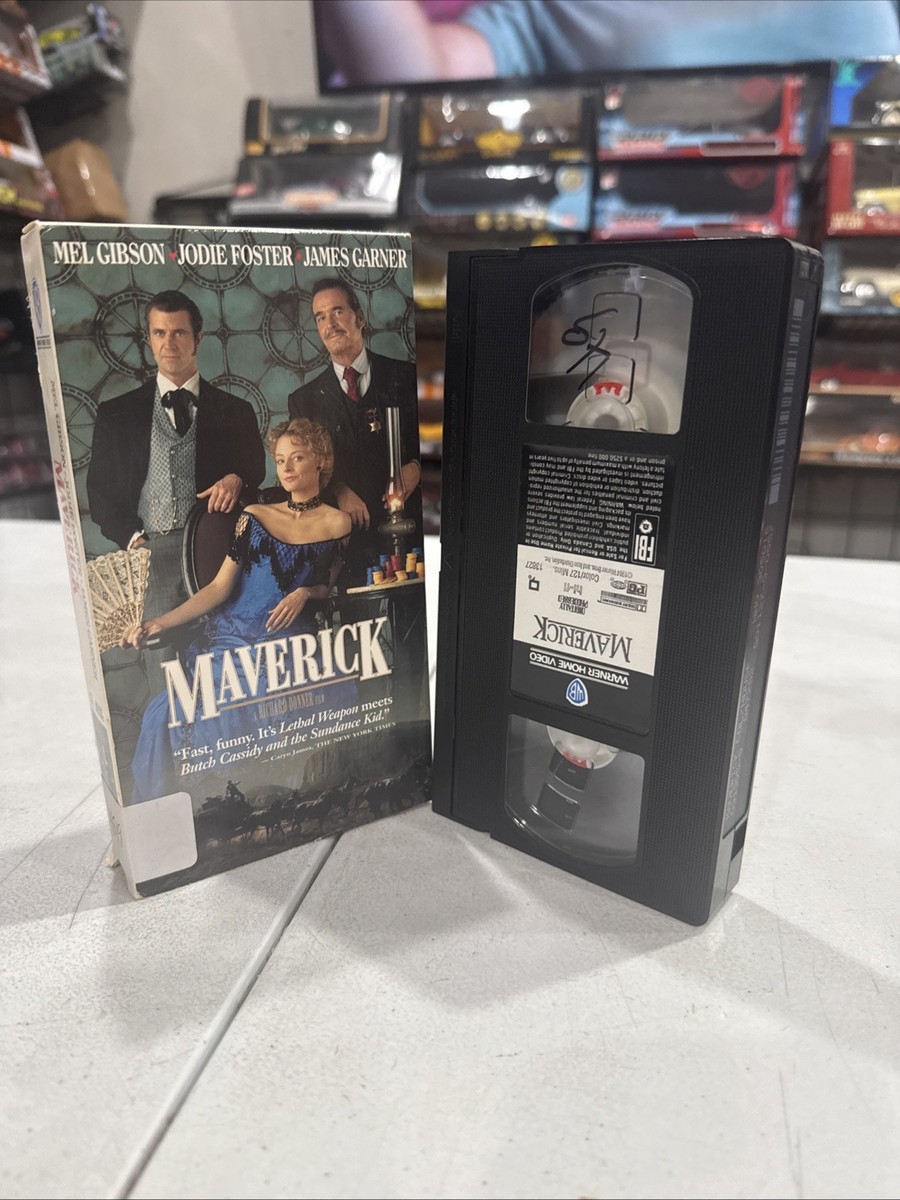 Maverick VHS 1994 Western Comedy Original Release Warner Bros | eBay