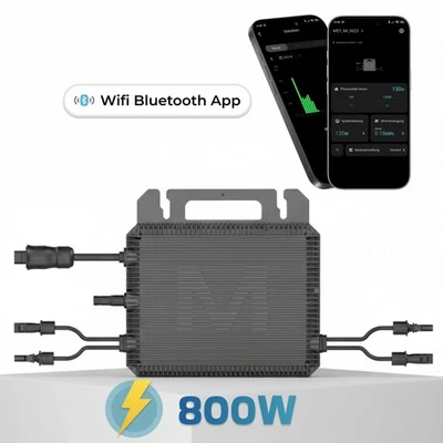 SUNNIVA MARSTEK MST-MI0800 800 W Mikro-Wechselrichter für Balkonkraftwerk 2 MPPT