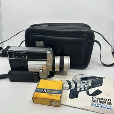 Canon Auto Zoom 814 Electronic Super8 8mm Film Camera Untested FOR PARTS/REPAIRS