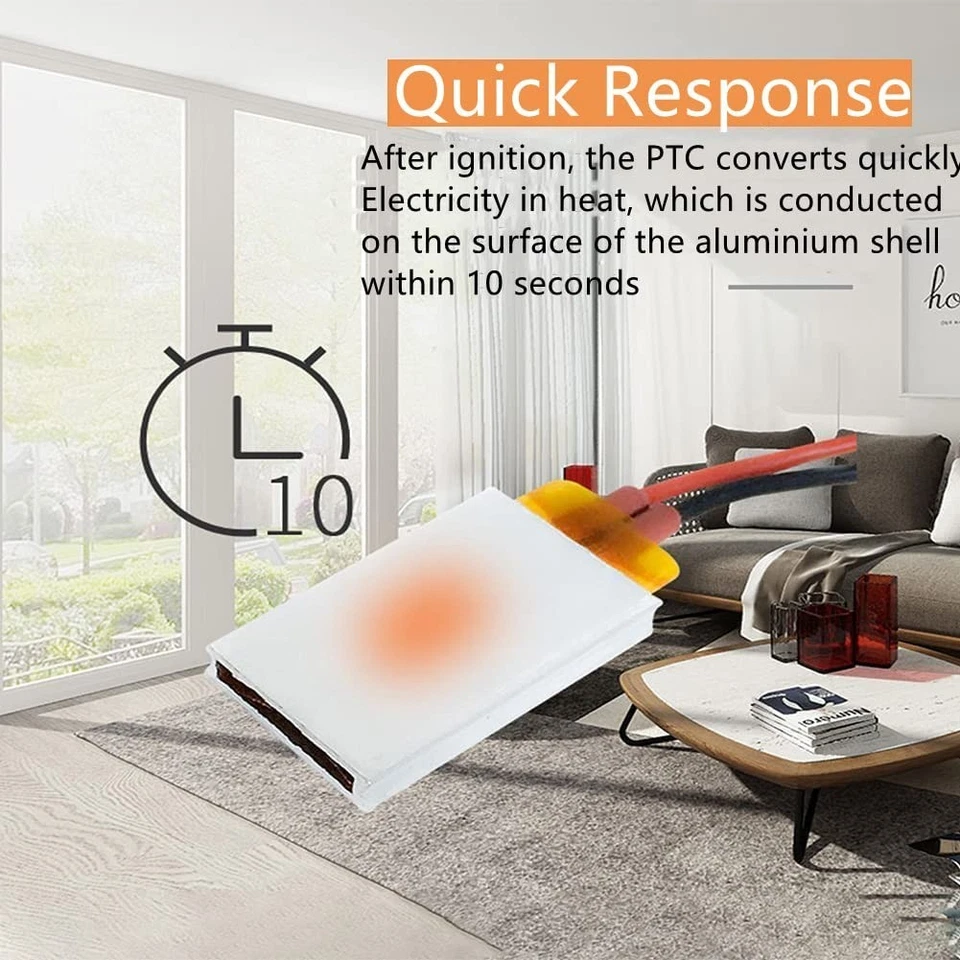 PTC Heizelement 12V 5W Aluminium Keramik Heizplatte - Bild 4 von 4